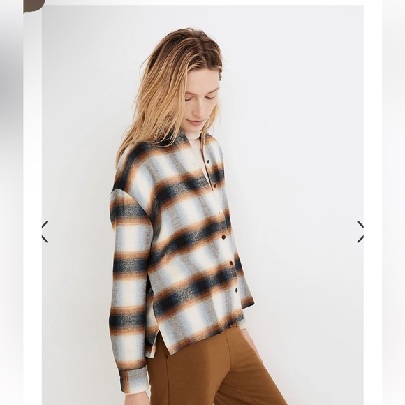 Madewell Tops - - MADEWELL Flannel Westlake Shirt In Allen Plaid Size Médium